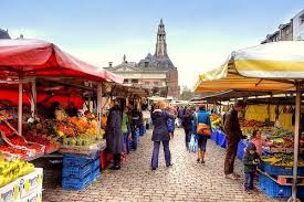 Groningen Vismarkt Groningen Holland Nederland