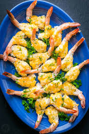 I served these as appetizers on christmas eve and they were eaten right up! Cheesy Garlic Shrimp Appetizer Natashaskitchen Com