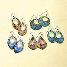 Fine Art Earrings In 2021 Art Earrings Earrings Light Weight Earrings