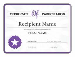 Each appreciation certificate template looks professional and is designed to stand out, making your employee feel great when you are presenting it to them. Certificate Of Participation