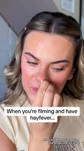 When you're filming and have hayfever… Also can't believe I'm posting ...