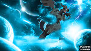 U vu and of course can't have reshiram without zekrom. Zekrom Wallpapers Wallpaper Cave