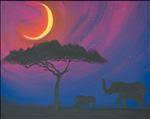 Paint and Sip: Safari Eclipse **Add A Candle**
