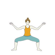 Horse Pose Lotus Hands Yoga Vatayanasana Kamalasana Yoga Sequences Benefits Variations And Sanskrit Pronunciation Tummee Com In 2021 Yoga Illustration Yoga Asanas Sketch Book