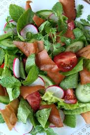 Fattoush Salad Authentic Lebanese Recipe 196 Flavors Fattoush Salad Lebanese Recipes Recipes