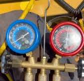 Trying to get familiar with a/c just finished learning about it in school so bare with me., Recovered refrigerant, changed dryer which has orifice tube in it according to parts guys, vacuumed with 29 ...