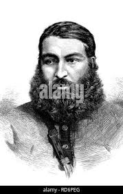 Abdur Rahman Khan, 1844-1901, Emir of Afghanistan, historical illustration,  circa 1886 Stock Photo