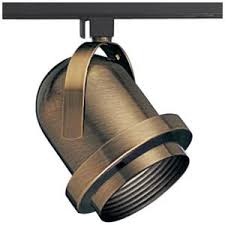 Pp920911 Alpha Trak Track Head Track Lighting Antique Brass At Fergusonshowrooms Com