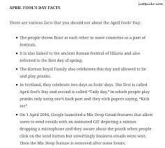It's time to put your skills to the test! April Fools Day History And Facts Just Quikr Presents Birthday Wishes Festival