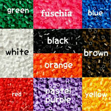 colour chart hamabeads design craft on carousell