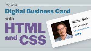 Dibiz is always in your pocket, never tears and never runs out. Make A Digital Business Card With Html And Css Nathan Blair Skillshare
