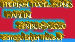 Prediksi Togel Sidney Hari Ini 18 5 2020 Bocoran Angka Ikut Sidney Angka Mati Sidney Youtube