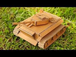 How To Make Amazing Tank From Cardboard Cool Tanks Cool Diy Projects Cardboard
