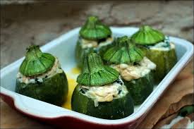 Courgettes Rondes Farcies Aux Epinards Ricotta Et Lardons Happy Papilles Recette Courgette Ronde Courgette Ronde Farcie Recette Courgette Farcie