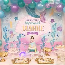It will be perfect with birthday parties, prom, wedding, baby showers, bridal. Mermaid Party Backdrop Backdrops For Parties Mermaid Theme Party Mermaid Theme Birthday