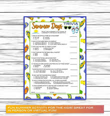 Plus, learn bonus facts about your favorite movies. Summer Trivia Game Party Game Family Reunion Party Game Etsy In 2021 Family Reunion Summer Favors Trivia
