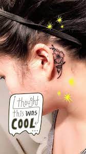 Behind The Ear Flower Tattoo Behind The Ear Tattoos Ear Flower Tattoo Behind Ear Tattoos