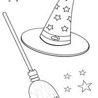 Witches are one of the most common costumes at halloween and a common symbol of the holiday. Witch Hat And Broom