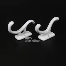Rated 4.5 out of 5 stars. Ceramic Robe Hook Wall Mount White Bathroom Single