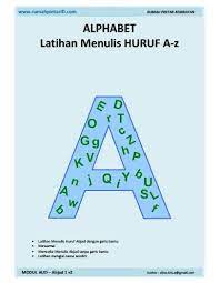 Sebagaimana dalam huruf latin ada huruf a sampai z. Pin Di Latihan Menulis Huruf