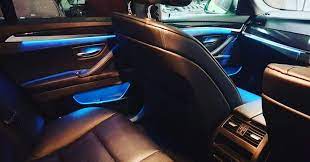 Vanquish Todaysjob Bmw 5series Interior Dash Doors Ambient Lighting Led Fitted Only Vanquish Automotiv Luces Led Vanquish Automotive