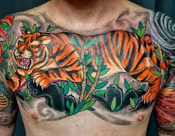 If you would like to make a appointment please call or text your individual artist to get entry protocol instructions. Tiger Chest Piece By Patrick Sans At Burly Fish Tattoo In Flagstaff Fresh Tribal Sleeve Tattoos Chest Tattoos For Women Chest Tattoo Wolf