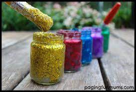 Homemade Glitter Glue Homemade Glitter How To Make Glitter Arts And Crafts For Kids