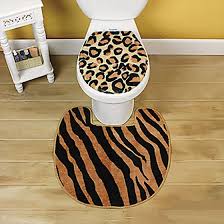 19 piece bath accessory set pink leopard bathroom rugs & shower curtain & accessories massive saving, order now! Animal Print Bathroom Accessory Set Tiger Leopard Cheetah New On Popscreen
