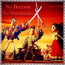No Retreat No Surrender Joaquin Manolo And Maria The Book Of Life Book Of Life Life Images Family History Book