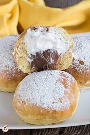 Bomboloni Panna E Nutella Cotti Al Forno Soffici E Golosi