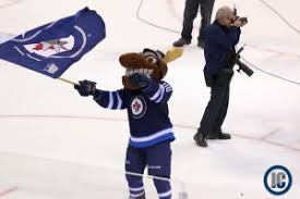 Congratulations to bryan little on his hat trick tonight! How Benny The Mascot Found His Way Home To The Winnipeg Jets Illegal Curve Hockey