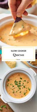 Recipe Slow Cooker Queso Dip Recipe Crockpot Appetizers Cheese Dip Crock Pot Food For A Crowd