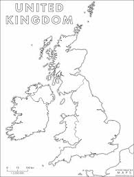 United Kingdom Coloring Map United Kingdom Map Map Maps For Kids