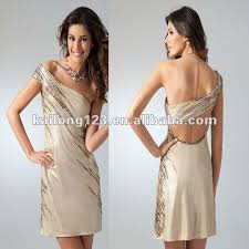 Champagne Colored Cocktail Dresses Google Search Bare Back Dress Latest Gown Design Back Dress Design