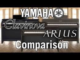 Yamaha Clavinova And Arius Comparison Youtube