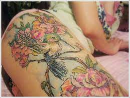 99 Stunning Hummingbird Tattoo Ideas Thigh Tattoos Women Cute Thigh Tattoos Girl Thigh Tattoos