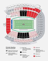 73 correct sanford stadium seating map