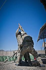 U.S. Army Spc. Joshua Barrios, from Long Beach, Calif.,