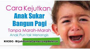 Teknik Taktik Kejut Anak Bangun Pagi Sesi Persekolahan Sudah Bermula Maka Bermulalah Episod Drama Di Waktu Pagi Hari Antara Ibu Dan Anak Masalah Bangun Pagi Di Kalangan Anak Anak Sering Kali Menjadi