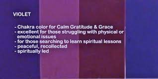 The color violet is reminiscent of the sahasrara, a crown chakra whose energy focuses on matters of enlightenment and awareness, too. Spiritual Meaning Of Colors In Captured Wishes Gift Vessels