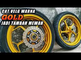 Inspirasi pembahasan terkait velg rossi tentang 24+ penting velg comet warna gold adalah jual velg comet ukuran 140 140 ring 17 warna gold. Pengecatan Velg Ninja 250cc Warna Gold Doff Youtube