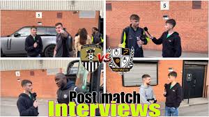 Notts County vs Port Vale post match interviews