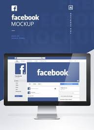 Free Facebook Mockup Psd Template Mockup Facebook Mockup Mockup Und Mockup Templates