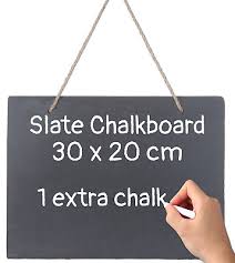 Dekoartikel günstig und bequem online kaufen! Schiefer Kreide Tafel 30x20 Cm Vintage Platte Kuche Memo Board Schild Chalk Eur 9 99 Picclick De