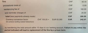 Maybe you would like to learn more about one of these? Geoff Schwartz On Twitter I Got A Speeding Ticket In Switzerland Last Summer I Was Going 3 Km Over The Speed Limit I M 10 Days Away From Being A Felony In A