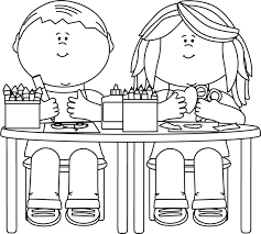 Check spelling or type a new query. Black And White Kids In Art Class Clip Art Black And White Kids In Art Class Image Coloring Pages Kid Coloring Page Clipart Black And White