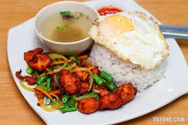 Blue band biasa)/minyak ayam•kecap ikan/raja rasa•penyedap rasa. Mat Rock Nasi Ayam Goreng Kunyit Vkeong Flickr