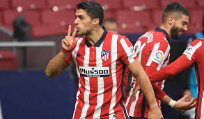 Born 24 january 1987) is a uruguayan professional footballer who plays as a striker for spanish club atlético madrid and the uruguay. Suarez Double Fires Atletico Clear At La Liga Summit Arab News
