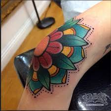 The Dolorosa Studio City Tattoo Los Angeles California Tattoos Alex Strangler Alex Strangler Traditional Color Vibrant Gir Tattoos Elbow Tattoos Spiral Tattoos