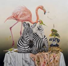 Balancing Act By Kate Bergin Animal Illustration Art Painting Bird Art